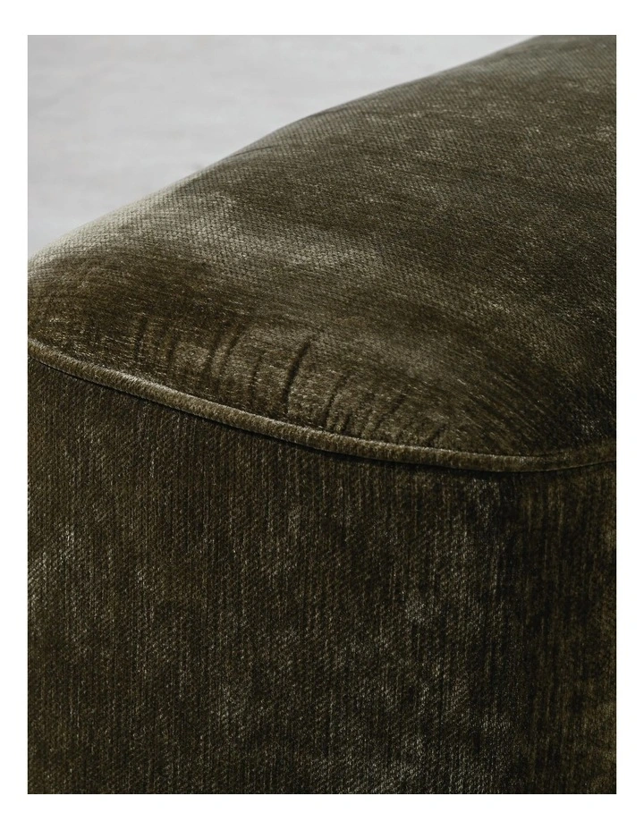 Rees Bench Ottoman - Velore Green image 4