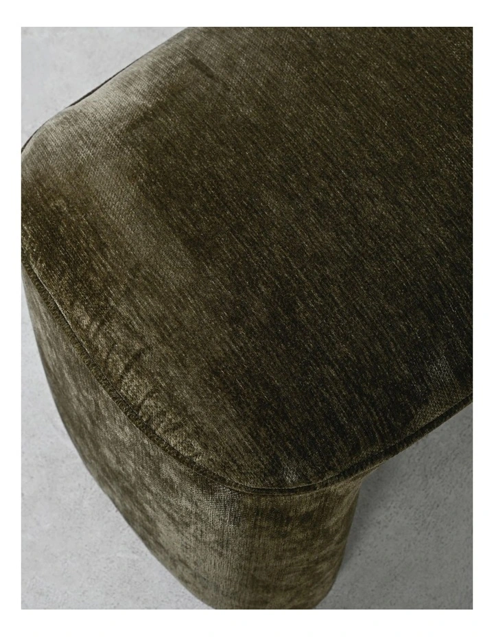 Rees Bench Ottoman - Velore Green image 6