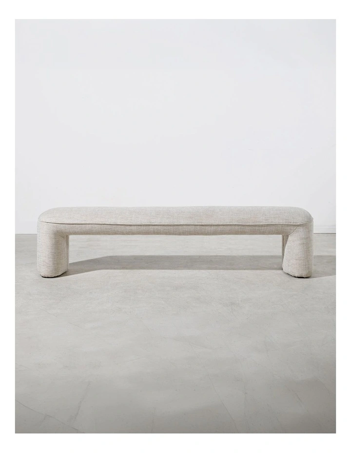 Rees Bench Ottoman - Porati Natural image 4