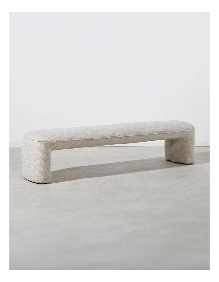 Rees Bench Ottoman - Porati Natural image 6