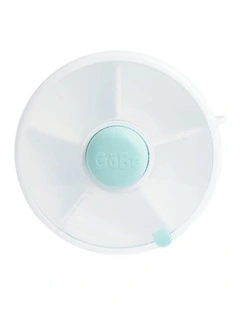 Playette GoBe Snack Spinner Spill Resistant Container Macaron Blue