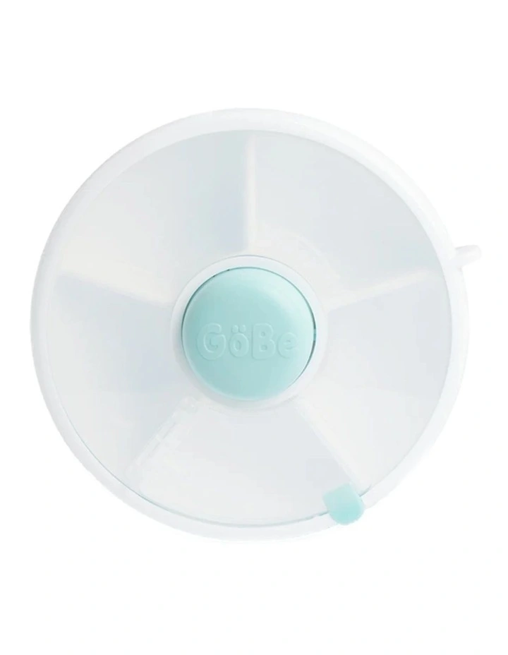 Playette GoBe Snack Spinner Spill Resistant Container Macaron Blue image 1