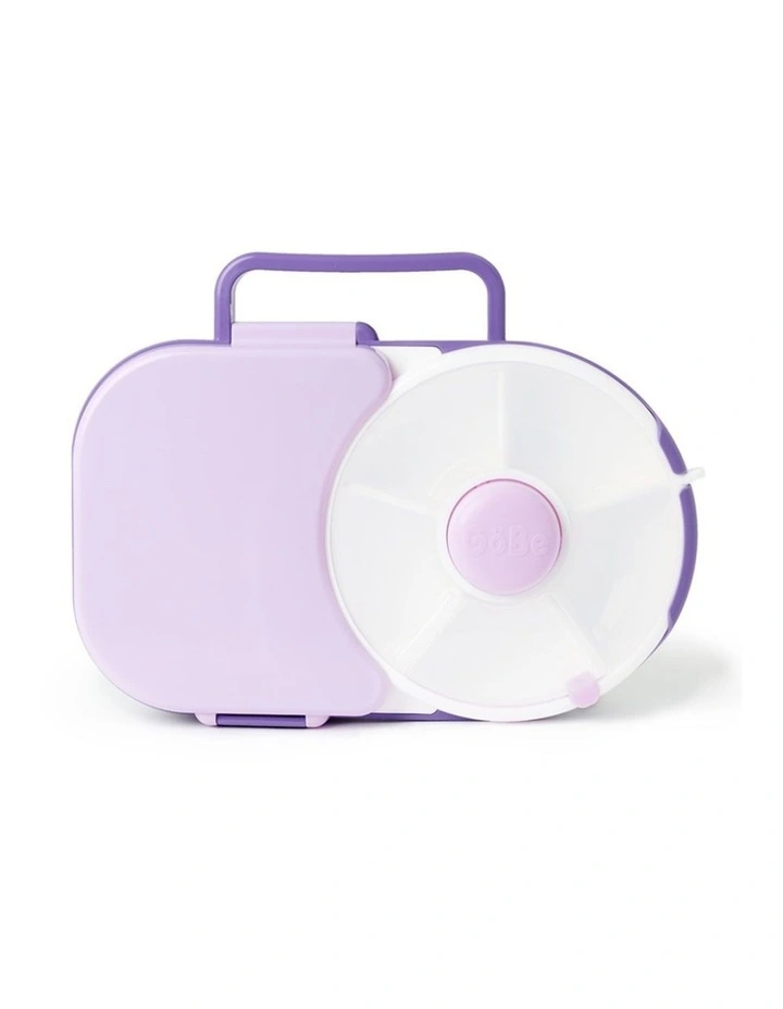 Playette GoBe Lunch Box With Handle And Bento Compartment Grape Purple image 1