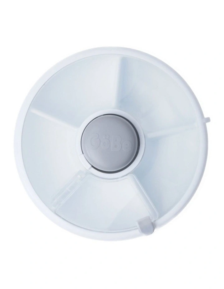 Playette GoBe Snack Spinner Spill Resistant Food Container Grey image 1