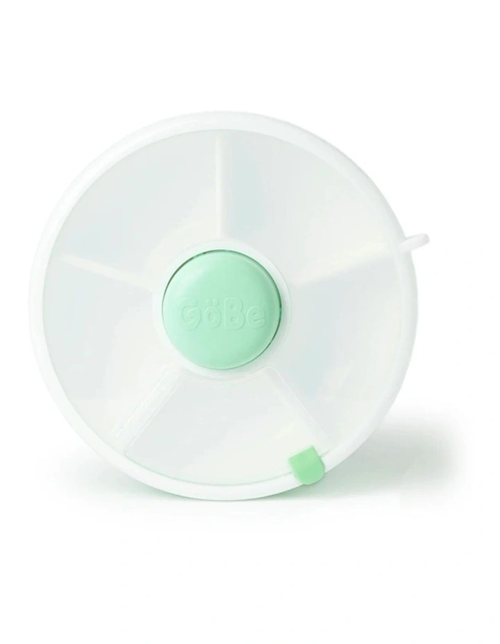 Playette Snack Spinner Spill-Resistant Food Container Mint Green image 1