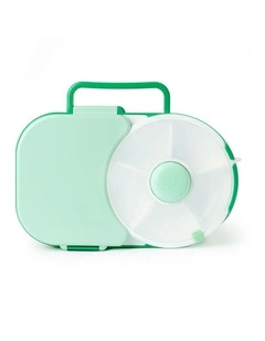 Playette GoBe Lunch Box With Bento Compartment And Snack Spinner Sage Green
