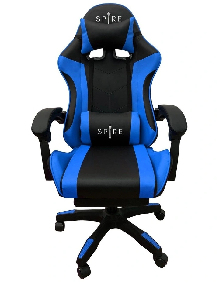 Spire Zinc Adjustable Gaming/Office Chair - Blue and Black image 2
