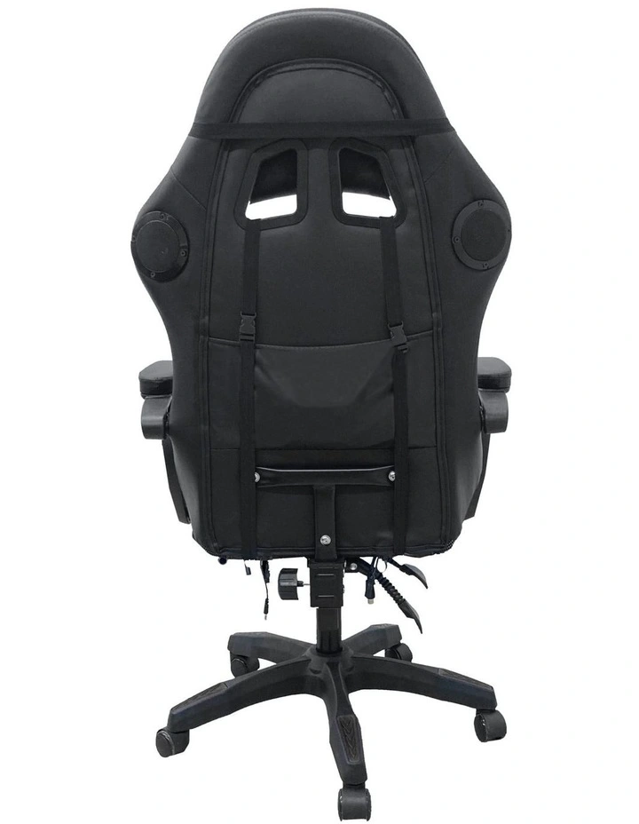Spire Onyx LED Massage Gaming Chair - Black image 5