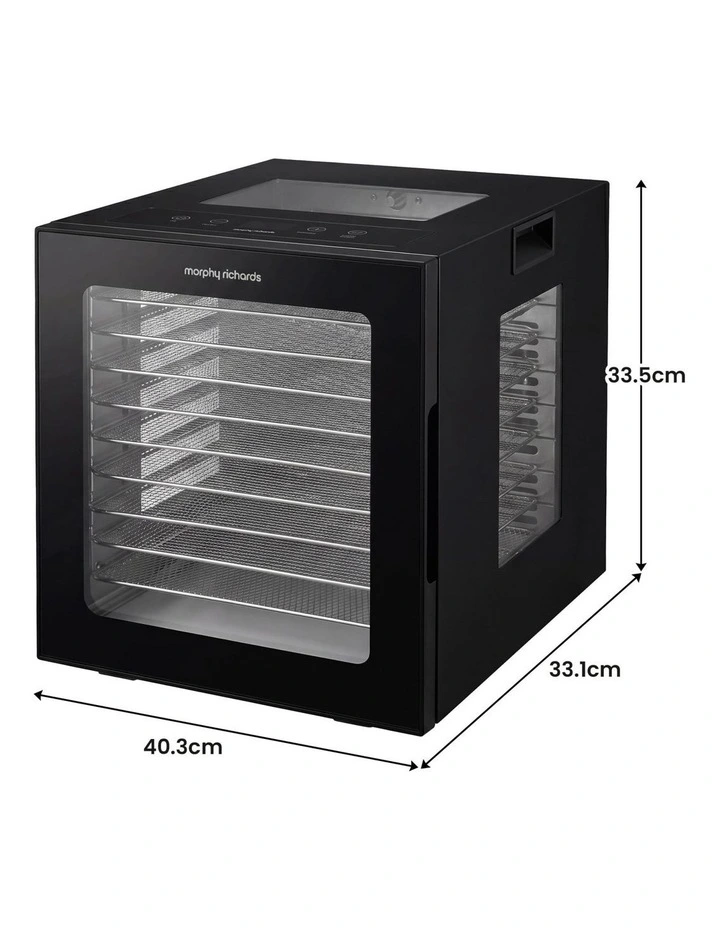 Morphy Richards 10-Shelf Food Dehydrator with 10 Preset Programs and Timer image 3