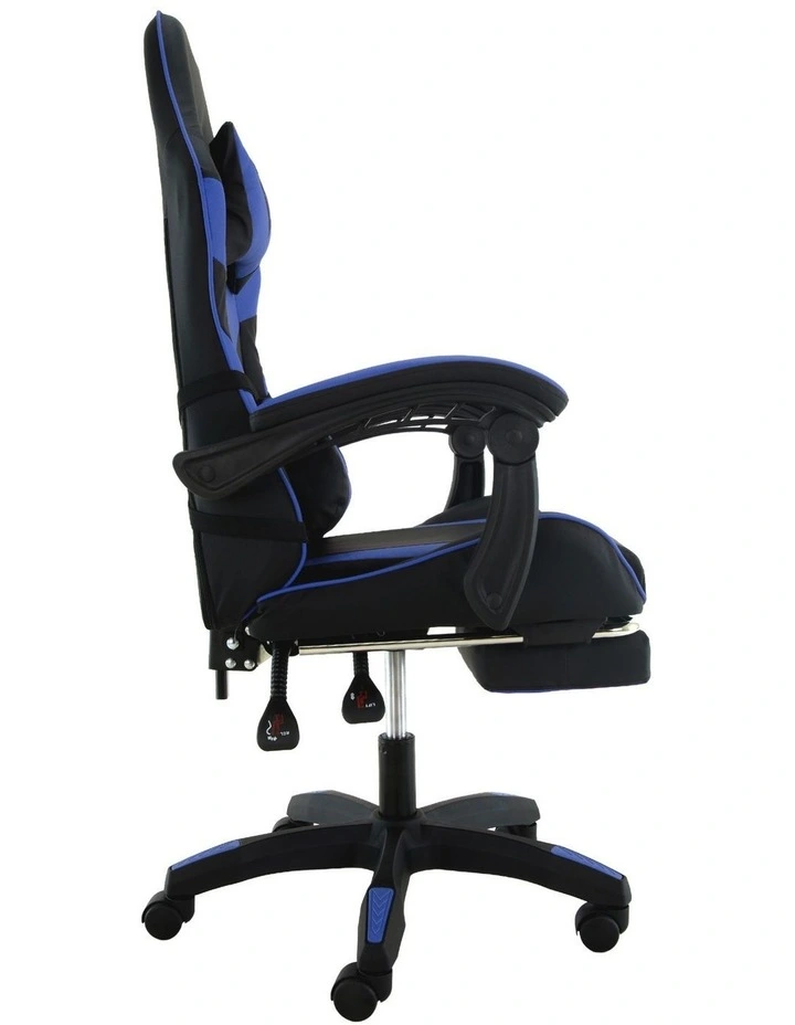 Sarantino Cueva Reclining High Back Office Gaming Chair Seat Retractable Footrest Office Computer image 5