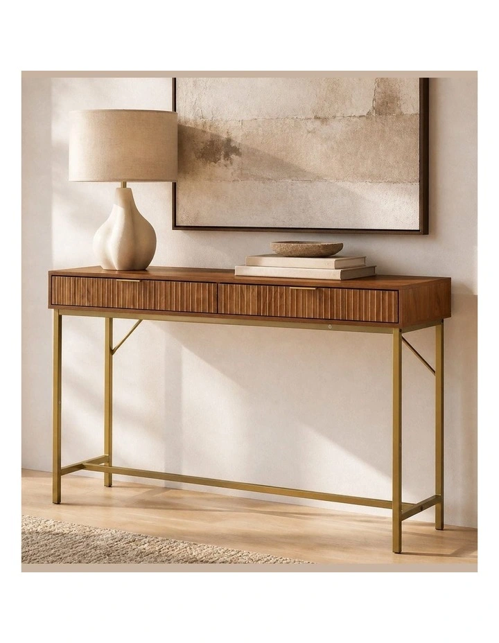 Jonas 120 cm Console Table Walnut image 2