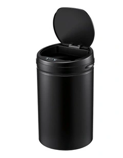Devanti 30L Sensor Bin Automatic Touchless Trash Can Garbage Rubbish Black