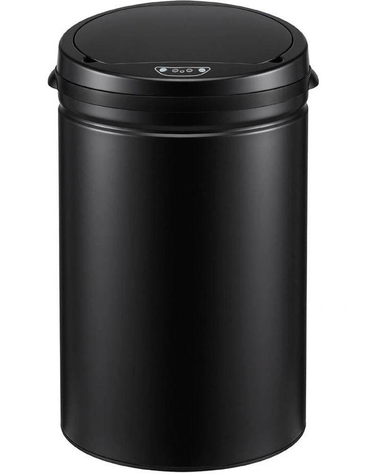 Devanti 30L Sensor Bin Automatic Touchless Trash Can Garbage Rubbish Black image 3
