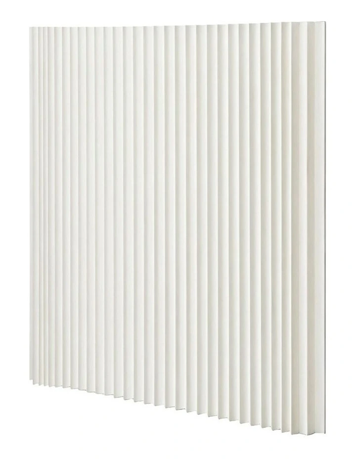 Artiss Paper Room Divider Folding Partition Screen Honeycomb Privacy Screen Freestanding 150cm White image 1