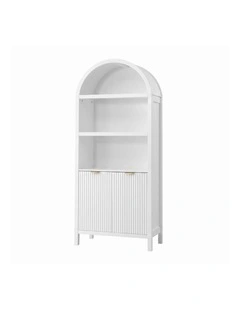 Artiss Buffet Sideboard Cabinet Pantry 180CM Arched Storage Bookshelf White