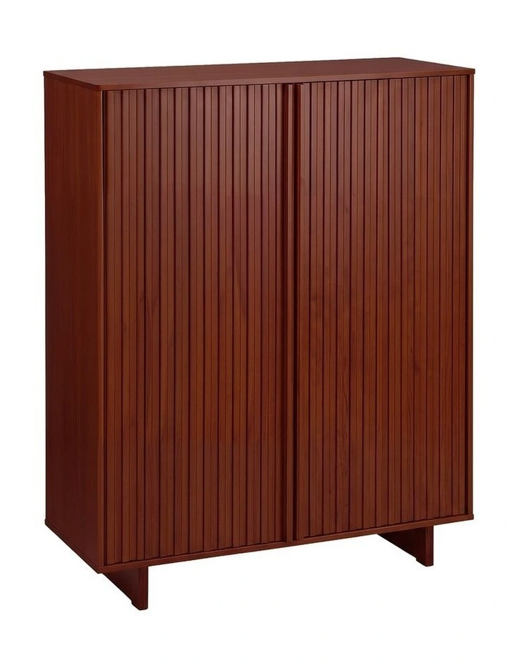 Artiss Shoe Cabinet 5 Tier Storage Organiser w/ Adjustable Shelves Bamboo image 3