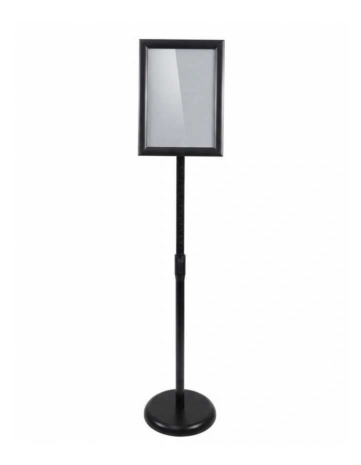 A4 Floor Poster Stand Foyer Pedestal Sign Holder Business Menu Display AU Stock image 1