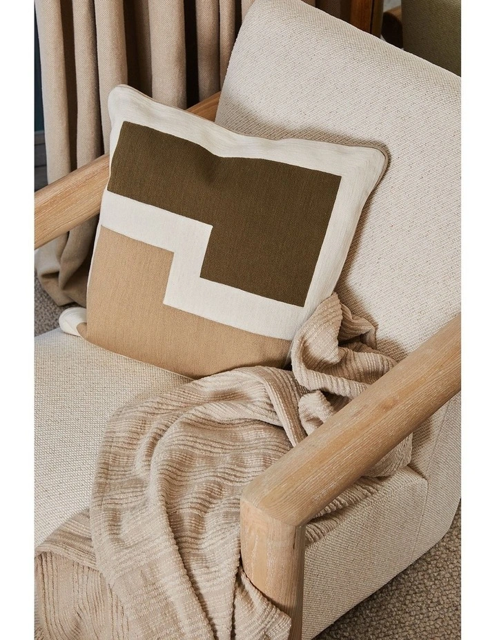Creston Wood Armchair 78x92x82cm Ivory image 4