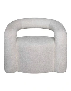 Lumen Boucle Occasional Chair 92x83x73cm Ivory