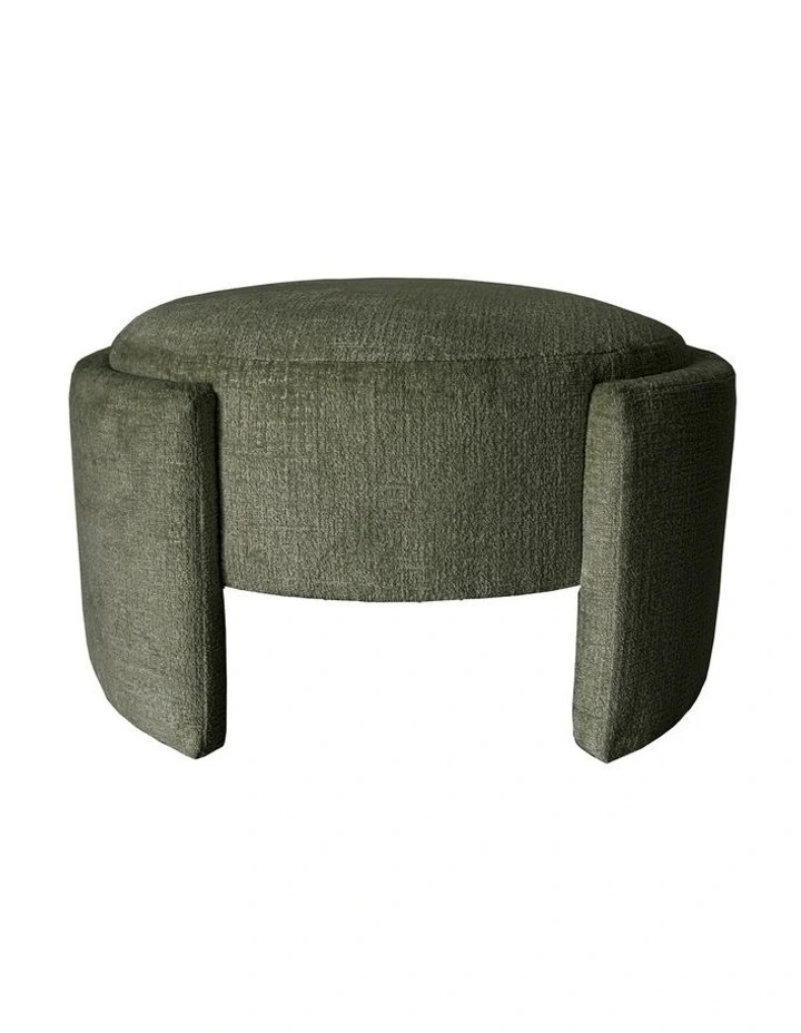 Elara Ottoman 74x64x43cm Dark Moss image 1