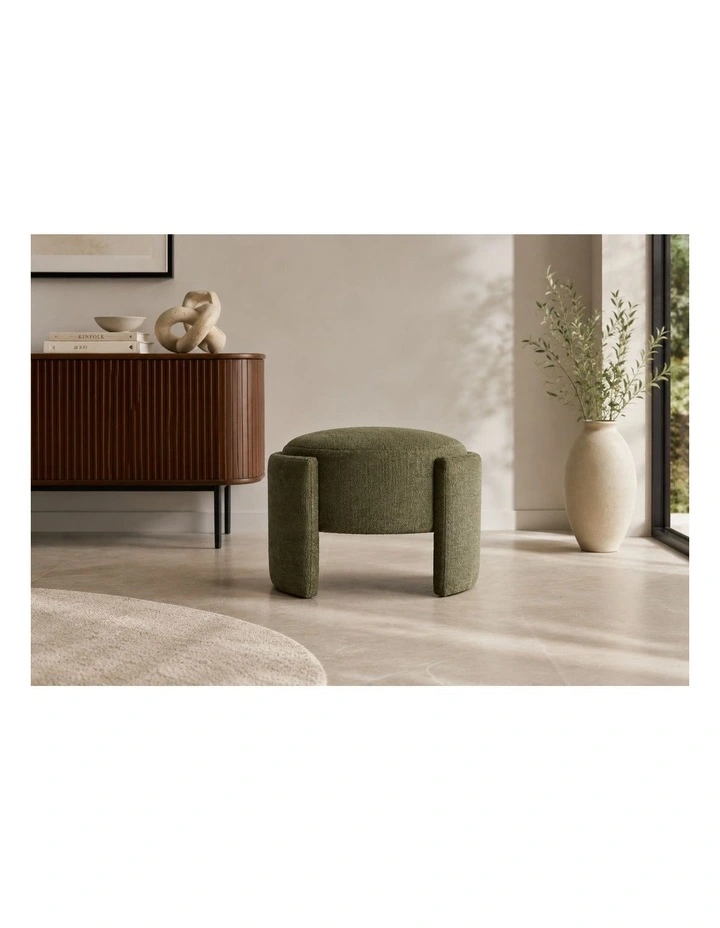 Elara Ottoman 74x64x43cm Dark Moss image 4