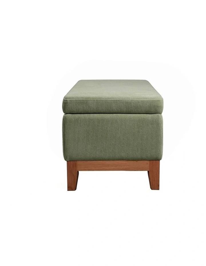 Albert Storage Ottoman 132x45x42cm Olive image 4