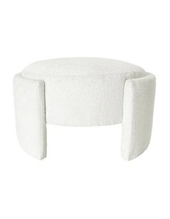 Elara Ottoman 74x64x43cm Ivory