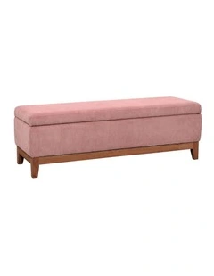 Albert Storage Ottoman 132x45x42cm Dusty Pink