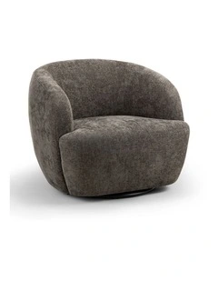 Cuddle Swivel Armchair in Mocha Brown