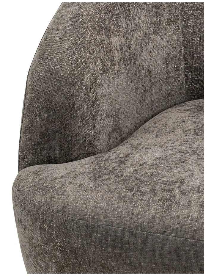 Cuddle Swivel Armchair in Mocha Brown image 5