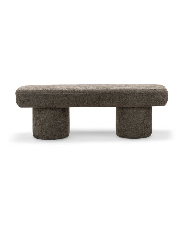 Nico 140cm Bench Seat in Mocha Brown image 2