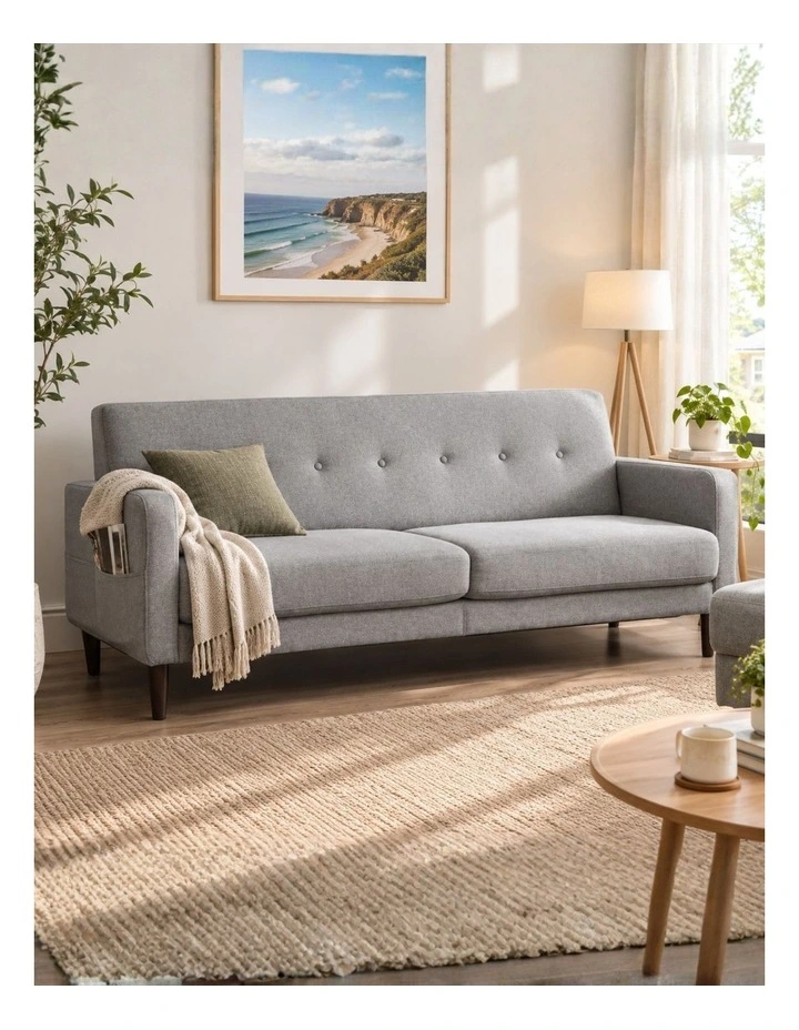 Adair Mid Century 3 Seater Sofa image 4