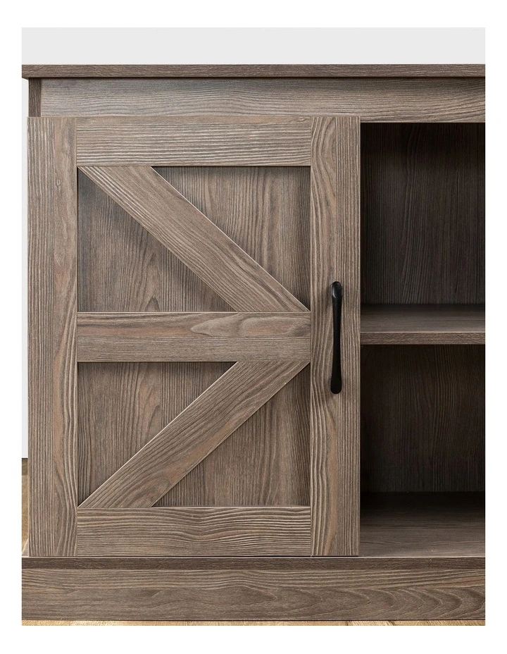 Wade Entertaintment Unit TV Cabinet Stand 147cm for TVs up to 65 in Walnut image 4