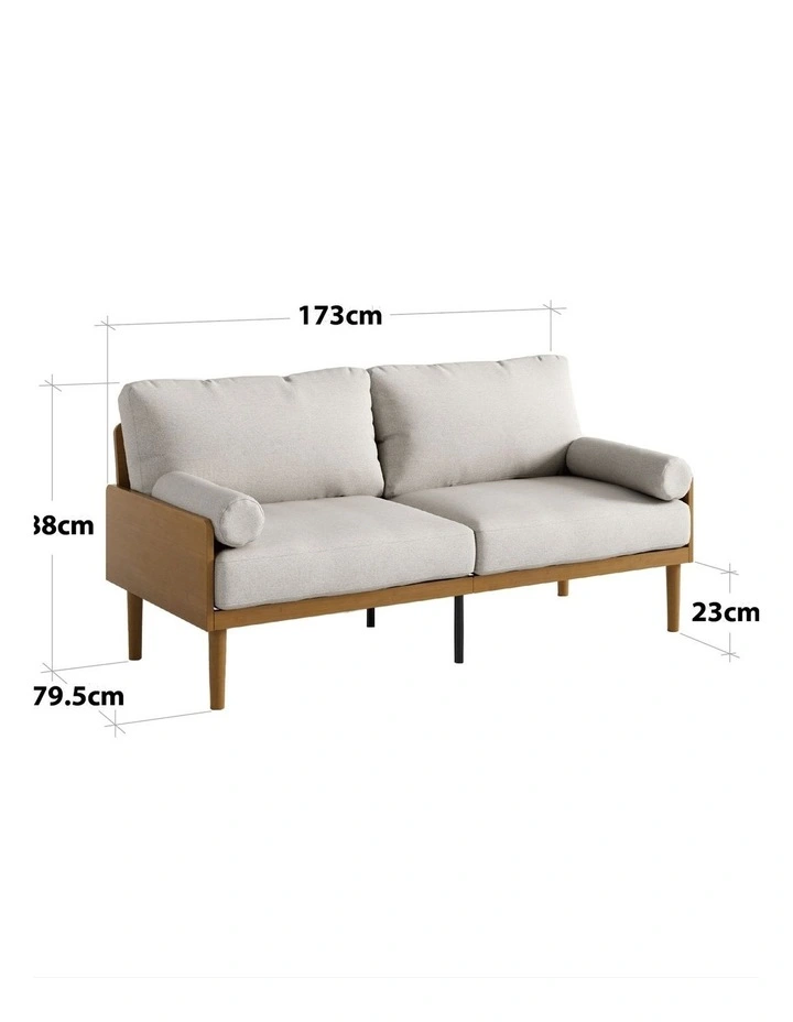 Arden Sofa Fabric & Wood Frame image 7