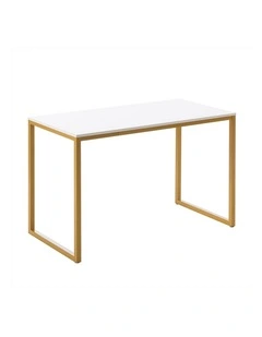 Soho Gold Modern Studio Computer Office Desk in 120cm