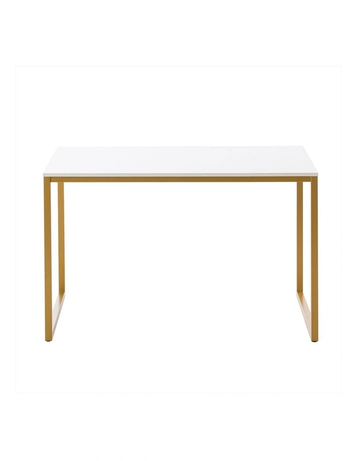 Soho Gold Modern Studio Computer Office Desk in 120cm image 4