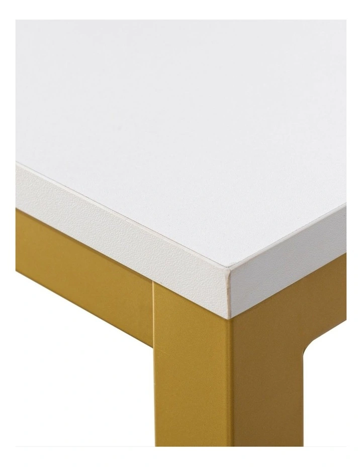 Soho Gold Modern Studio Computer Office Desk in 120cm image 6