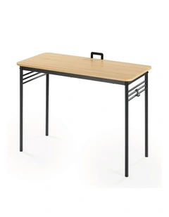 Retro Office Desk 100cm in Light wood