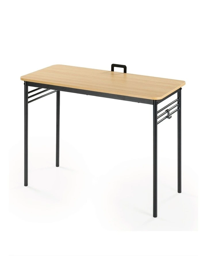 Retro Office Desk 100cm in Light wood image 1
