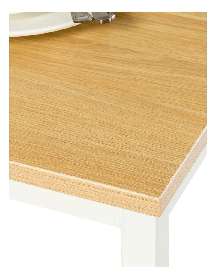 Louis Dining Set with Two Benches - White image 5