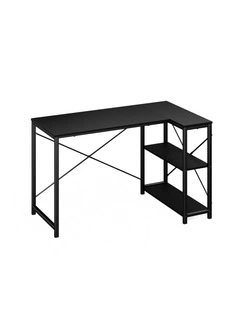 L-shape Computer Office Desk 119cm in Black