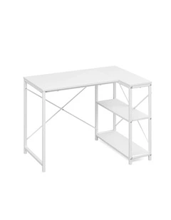 L-shape Computer Office Desk 119cm in White