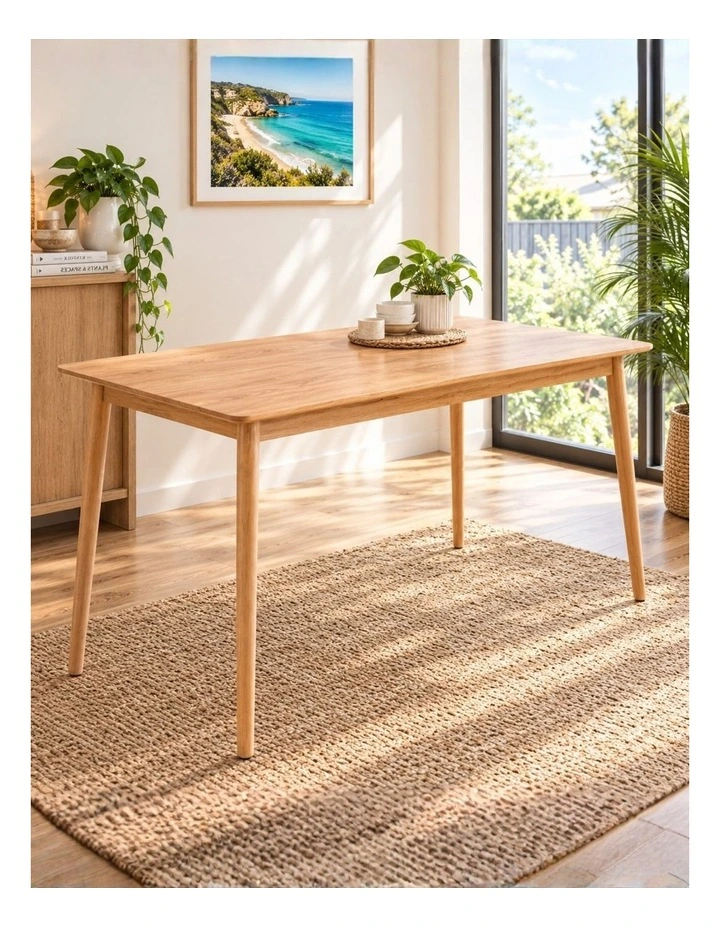 Mid Century Wood Dining Table image 1