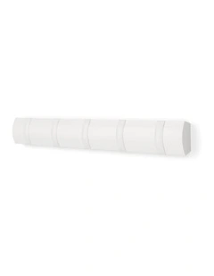 Umbra Flip 5 Hook - White 51x6x3cm