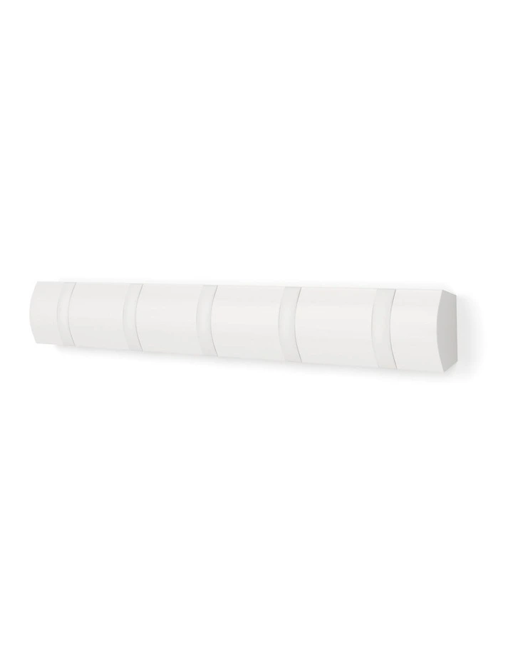 Umbra Flip 5 Hook - White 51x6x3cm image 1