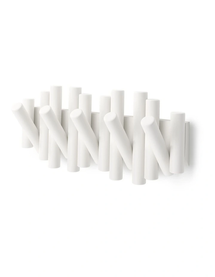 Umbra Picket Rail Hook White White 39.7x4.8x17.6cm image 1