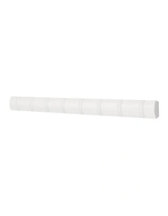 Umbra Flip 8 Hook - White 81x6x3cm