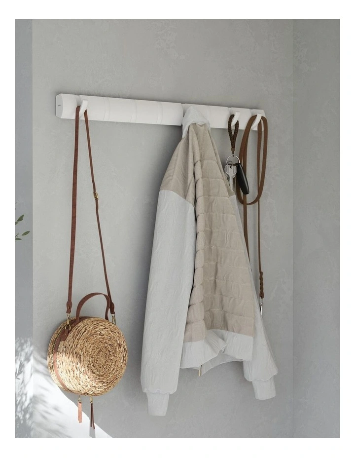 Umbra Flip 8 Hook - White 81x6x3cm image 6
