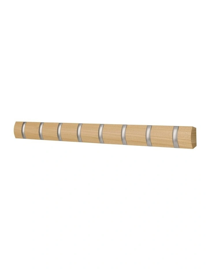 Umbra Flip 8 Hook - Natural 81x6x3cm image 1
