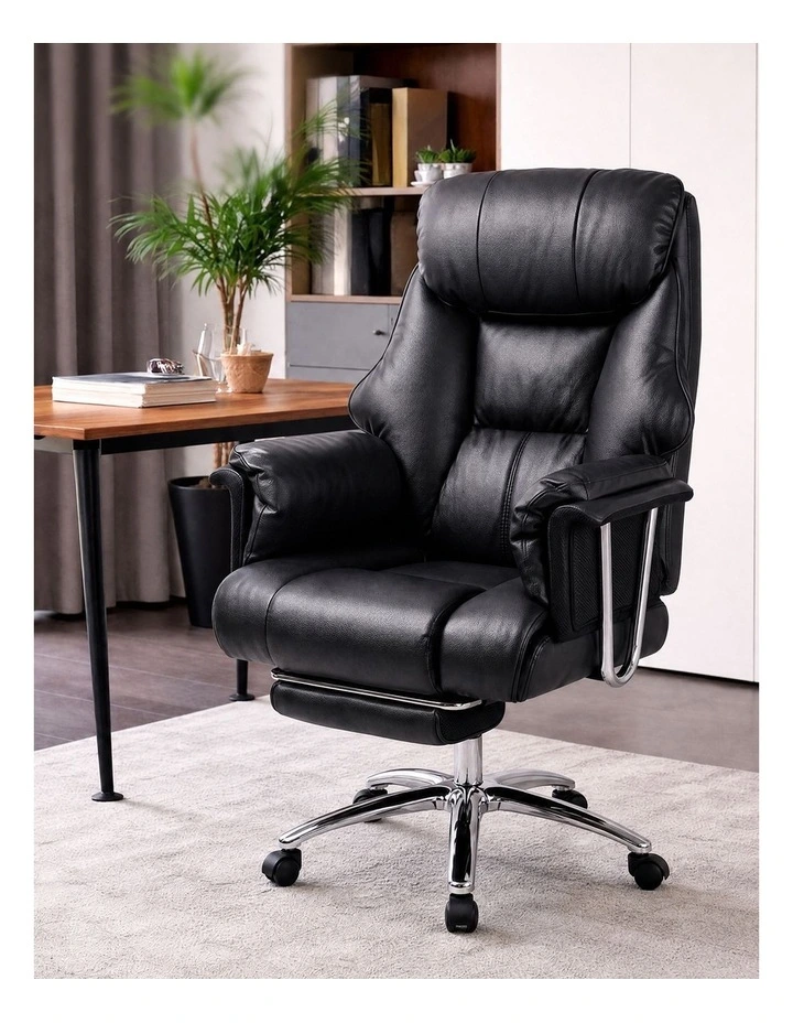 Levede Gaming Chair Ergonomic With Footrest 150Recline for Home Office Black image 6